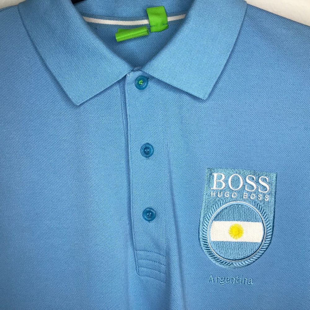 Hugo Boss Argentina World Cup Polo Blue Large